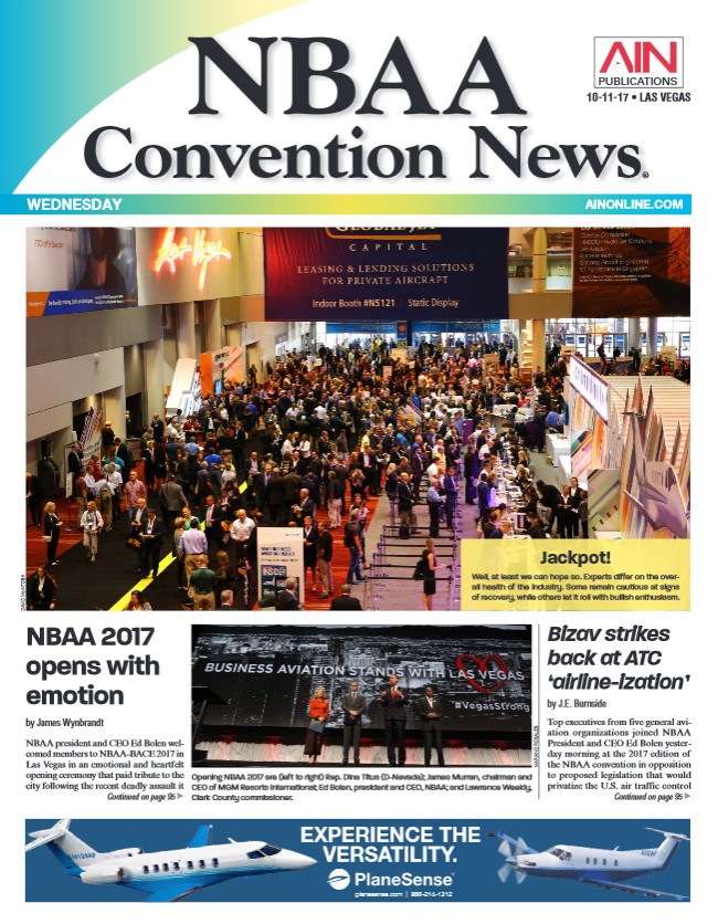 NBAA Convention News - Day 2 - Wednesday Edition - October 11th 2017