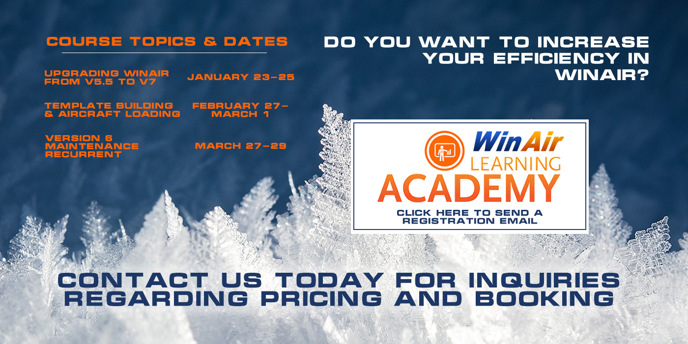 WinAir Learning Academy Banner Logo