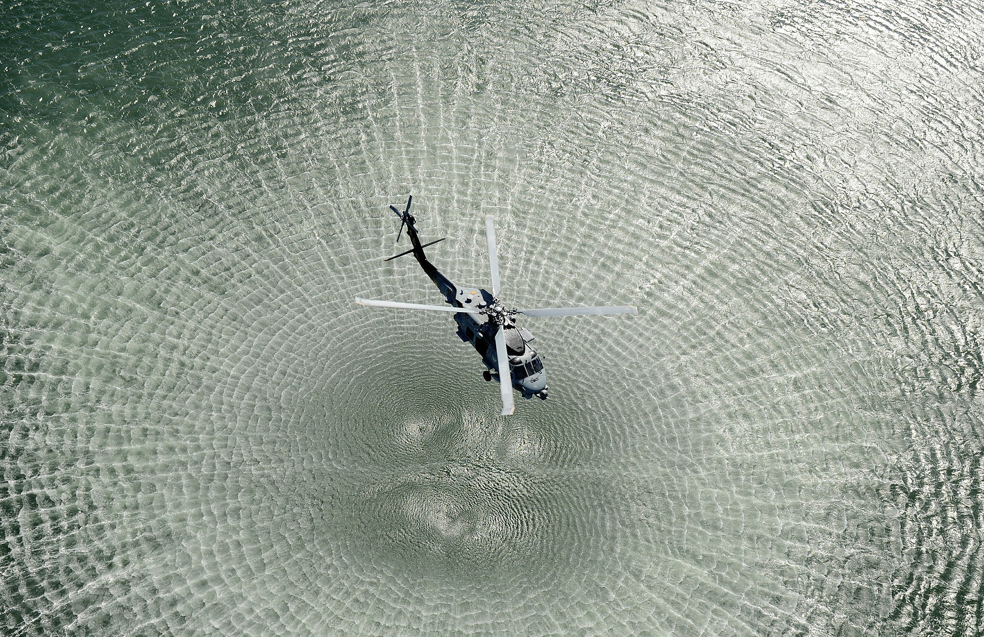 military helicopter water rescue