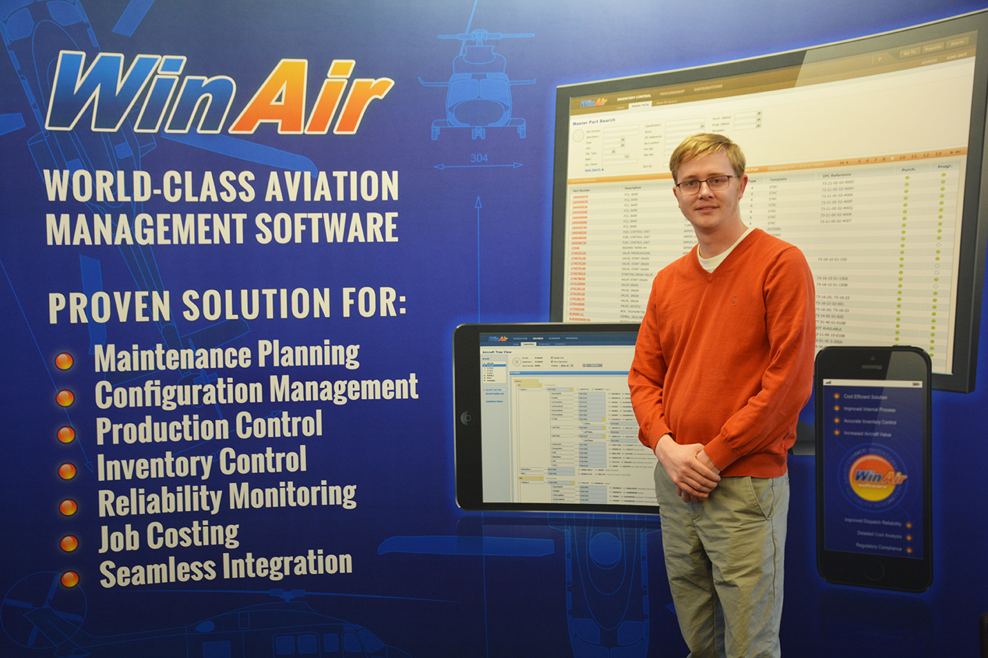 WinAir Commercial Manager Kyle Vergeer - fixed-wing image with text