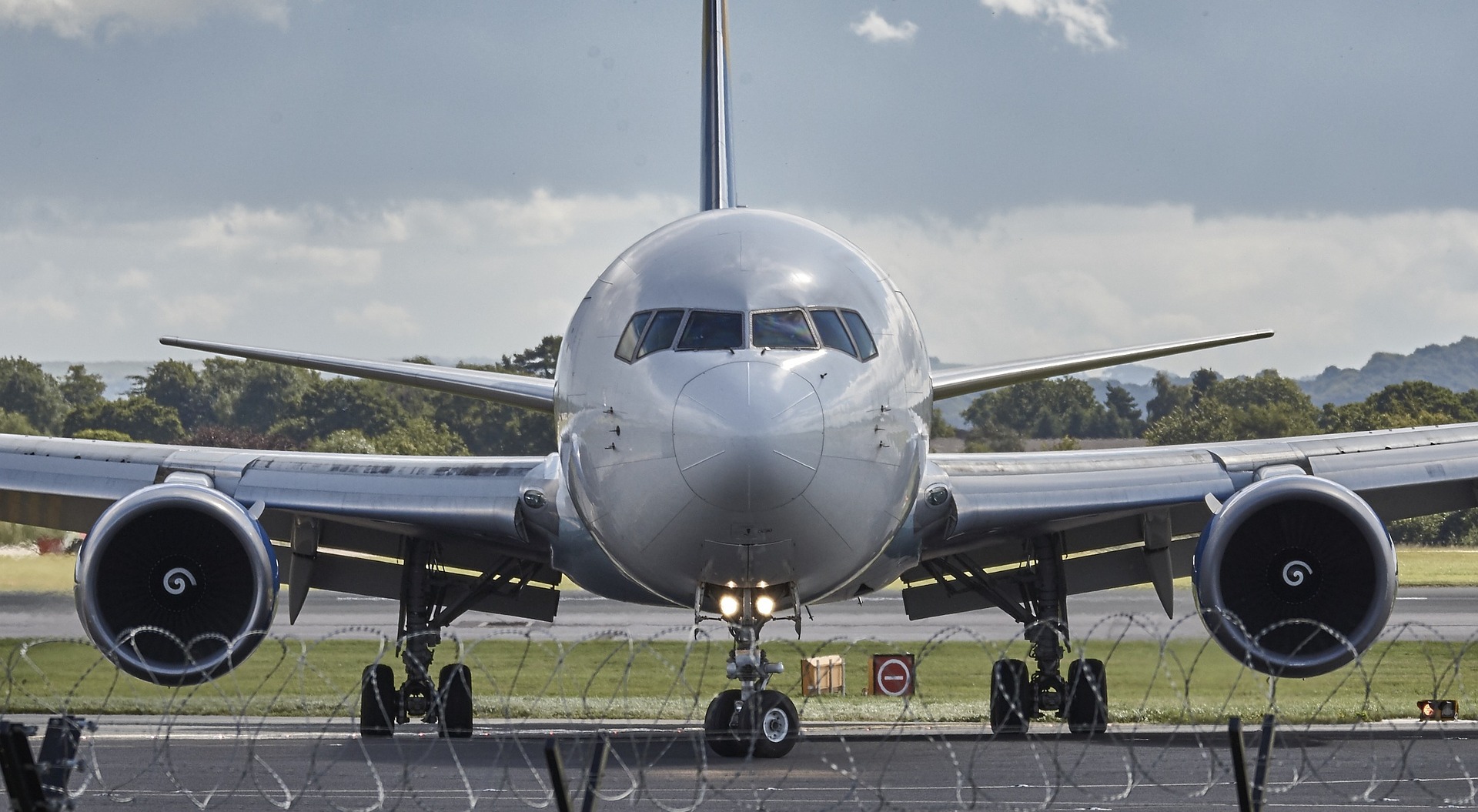 Airplane on runway