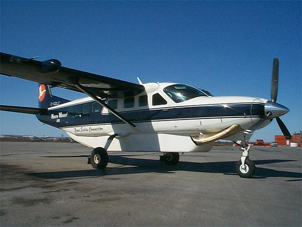 North-Wright Airways - Cessna 208B Grand Caravan Aircraft on the runway at Inuvik Airport in Inuvik, Northwest Territories