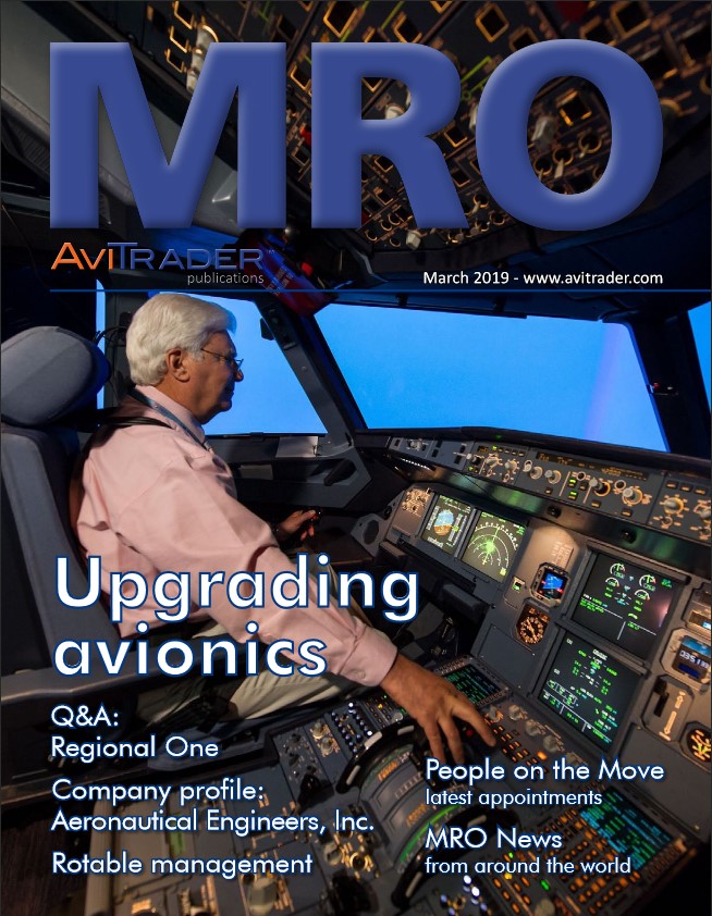 AviTrader MRO Magazine - March 2019 - Featuring article on MRO Invoicing in WinAir