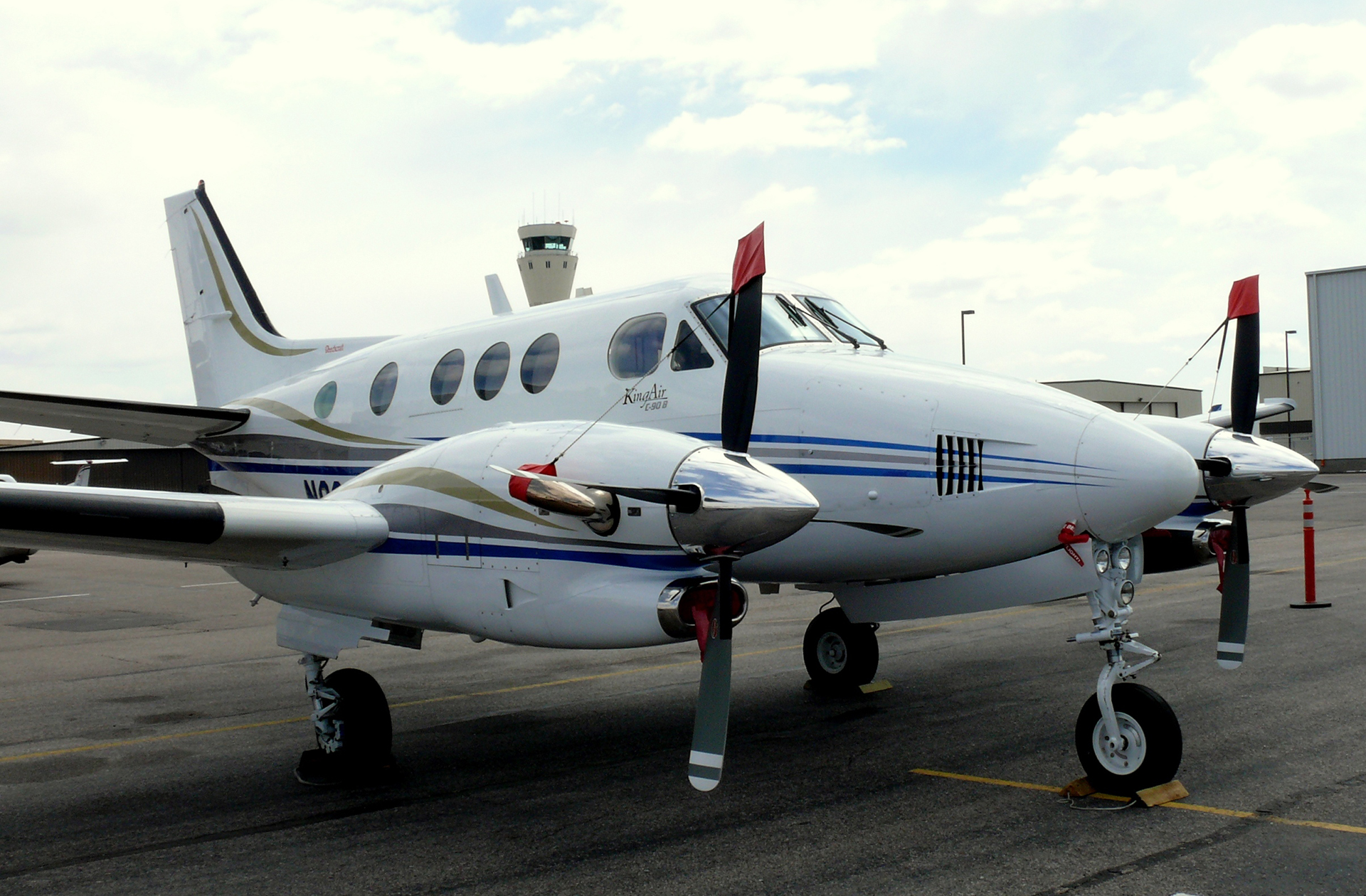 Beechcraft King Air C90 Aircraft At Centennial Airport in Dove Valley CDP, Colorado, USA on April 14th, 2008