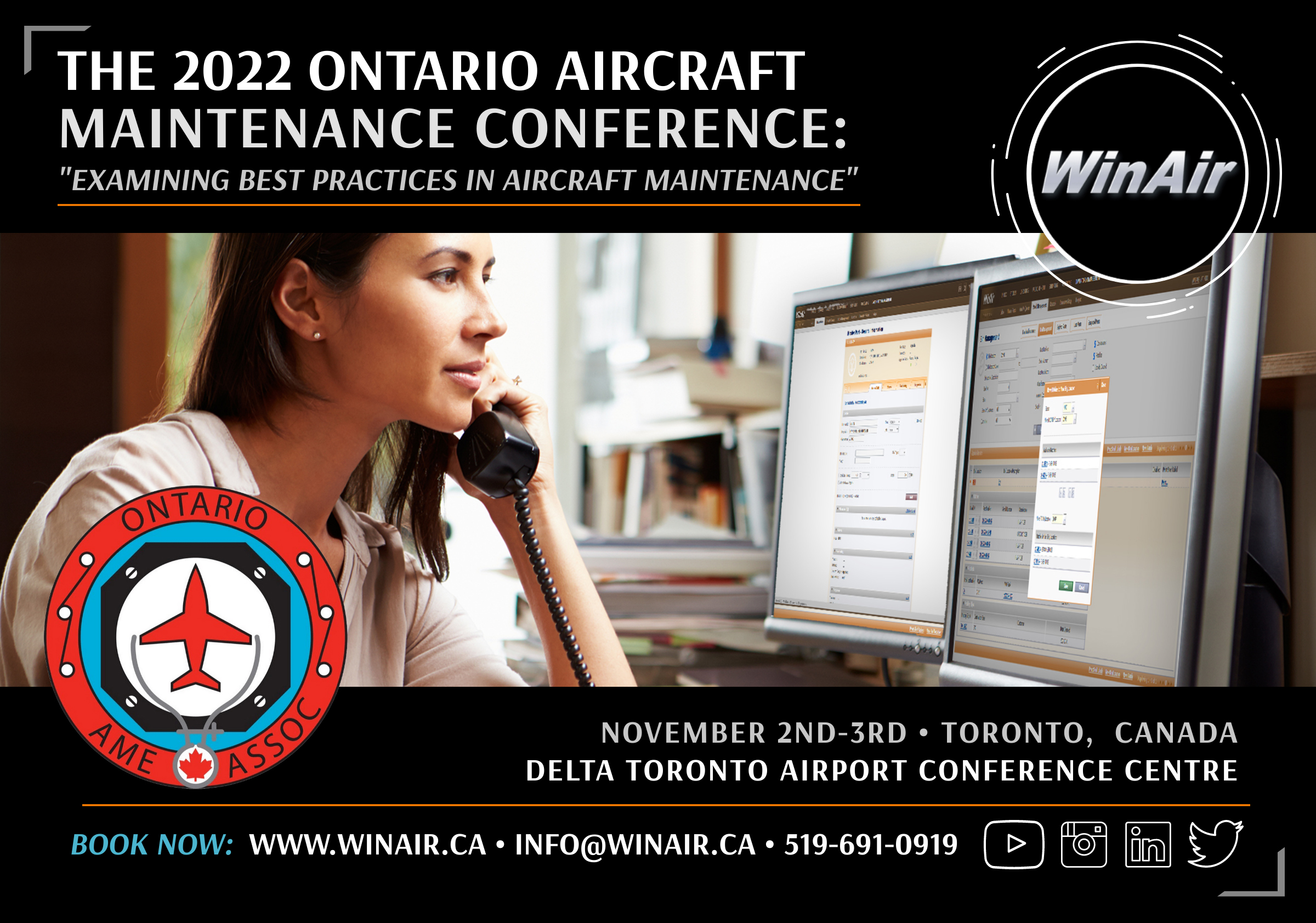 WinAir Confirmed for Ontario Aircraft Maintenance Conference